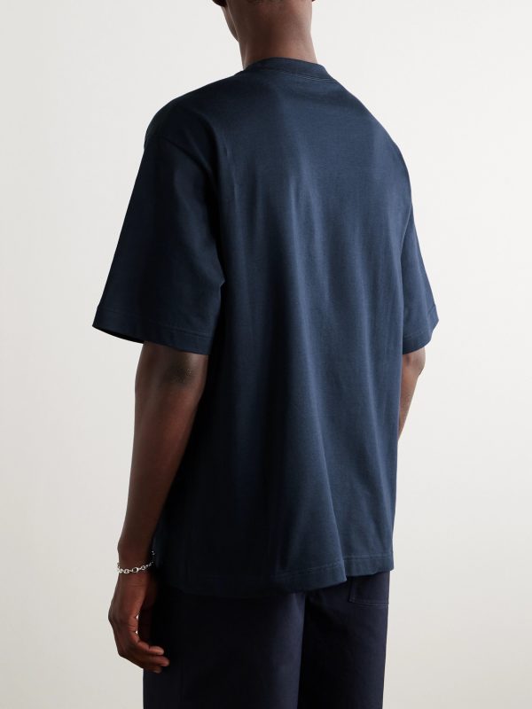 Logo-Print Cotton-Jersey T-Shirt - BK Logo-Print Cotton-Jersey T-Shirt - BK