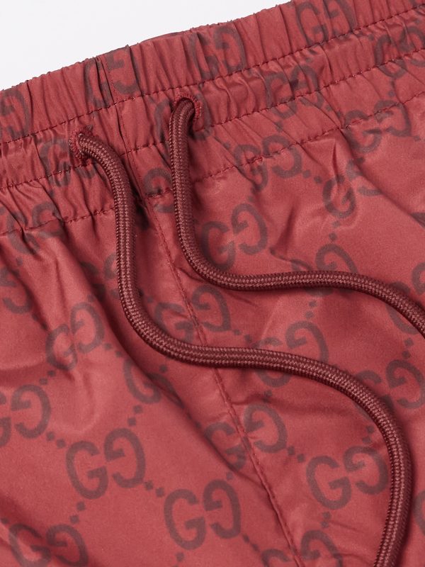 Straight-Leg Short-Length Logo-Print Swim Shorts - CU Straight-Leg Short-Length Logo-Print Swim Shorts - CU
