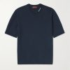 Logo-Intarsia Silk and Cotton-Blend T-Shirt Logo-Intarsia Silk and Cotton-Blend T-Shirt