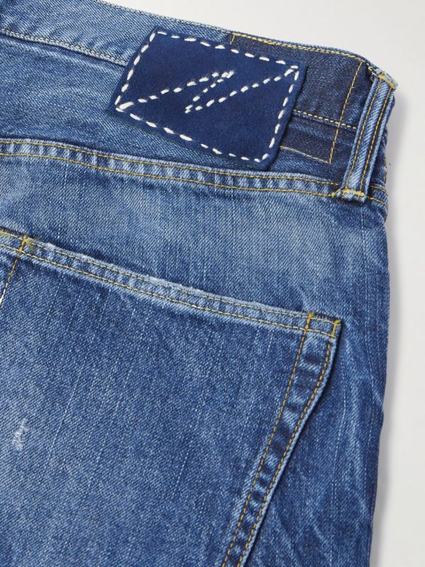 Social Sculpture Tapered Distressed Jeans - CU Social Sculpture Tapered Distressed Jeans - CU