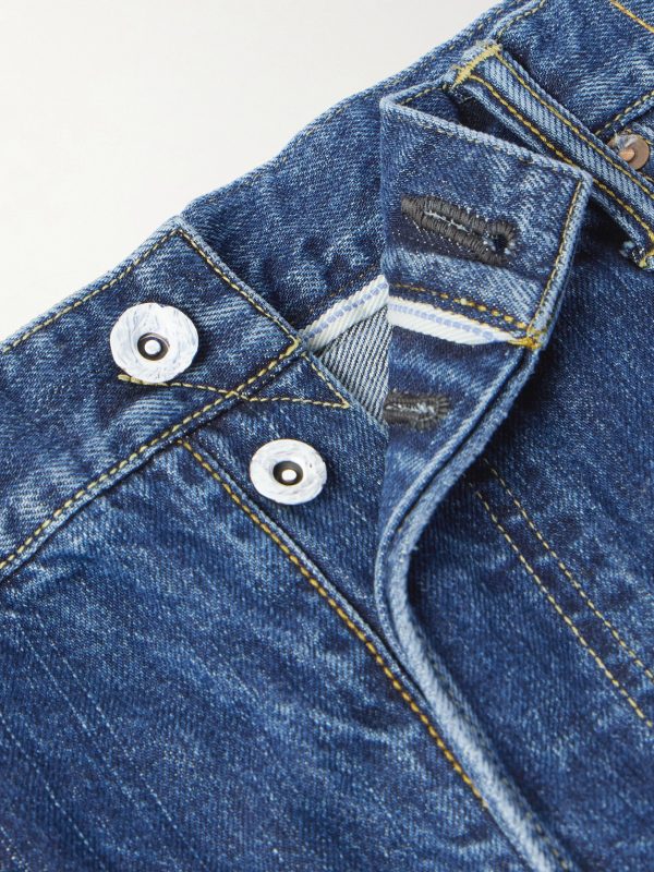 Social Sculpture Tapered Distressed Jeans - E1 Social Sculpture Tapered Distressed Jeans - E1