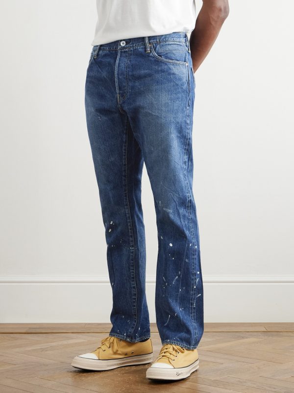 Social Sculpture Tapered Distressed Jeans - FR Social Sculpture Tapered Distressed Jeans - FR