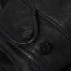 Crinkled-Leather Jacket - E1