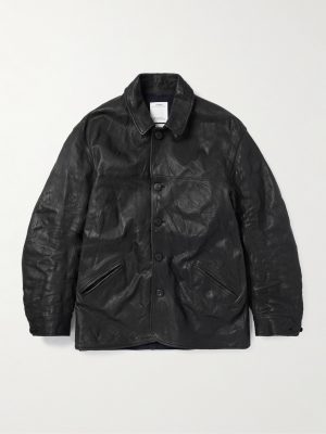 Crinkled-Leather Jacket Crinkled-Leather Jacket