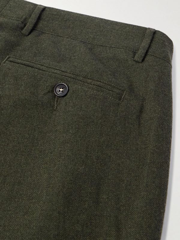 Mauko Slim-Fit Straight-Leg Wool Suit Trousers - CU