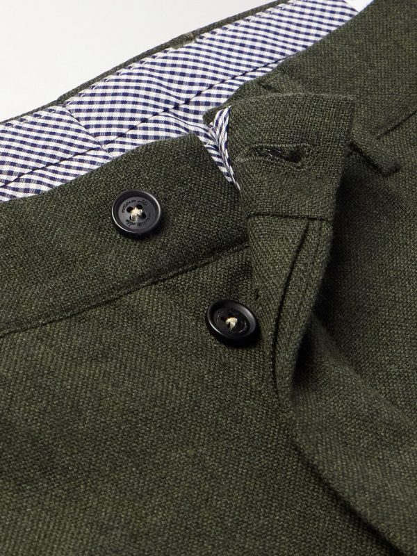 Mauko Slim-Fit Straight-Leg Wool Suit Trousers - E1