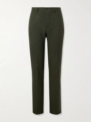 Mauko Slim-Fit Straight-Leg Wool Suit Trousers
