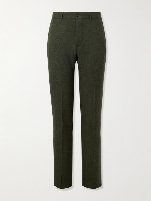 Mauko Slim-Fit Straight-Leg Wool Suit Trousers