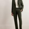 Mauko Slim-Fit Straight-Leg Wool Suit Trousers - OU