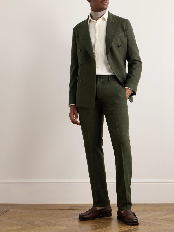 Mauko Slim-Fit Straight-Leg Wool Suit Trousers - OU