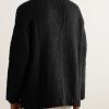 Ribbed Wool Cardigan - BK