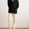 Ribbed Wool Cardigan - OU
