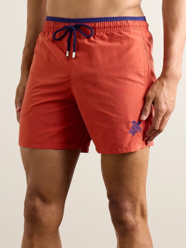 Moka Straight-Leg Mid-Length ECONYL® Swim Shorts - OU Moka Straight-Leg Mid-Length ECONYL® Swim Shorts - OU