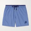 Moka Straight-Leg Mid-Length ECONYL® Swim Shorts Moka Straight-Leg Mid-Length ECONYL® Swim Shorts