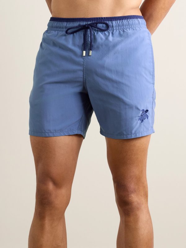 Moka Straight-Leg Mid-Length ECONYL® Swim Shorts - OU Moka Straight-Leg Mid-Length ECONYL® Swim Shorts - OU