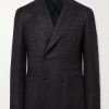 Slim-Fit Double-Breasted Cashmere-Flannel Blazer Slim-Fit Double-Breasted Cashmere-Flannel Blazer