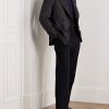 Slim-Fit Double-Breasted Cashmere-Flannel Blazer - OU Slim-Fit Double-Breasted Cashmere-Flannel Blazer - OU