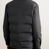 Quilted Ripstop Down Shirt Jacket - BK Quilted Ripstop Down Shirt Jacket - BK