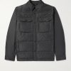 Quilted Ripstop Down Shirt Jacket Quilted Ripstop Down Shirt Jacket
