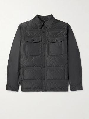 Quilted Ripstop Down Shirt Jacket Quilted Ripstop Down Shirt Jacket