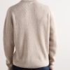 Ribbed Brushed Cashmere and Silk-Blend Rollneck Sweater - BK Ribbed Brushed Cashmere and Silk-Blend Rollneck Sweater - BK