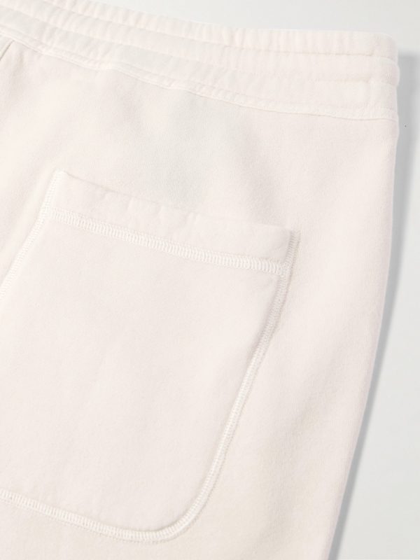 Tapered Garment-Dyed Cotton-Jersey Sweatpants - CU Tapered Garment-Dyed Cotton-Jersey Sweatpants - CU