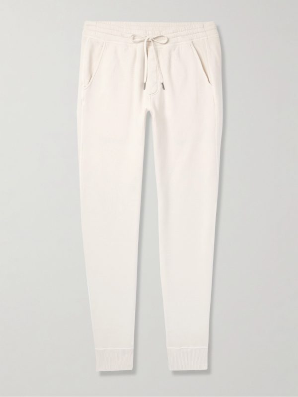 Tapered Garment-Dyed Cotton-Jersey Sweatpants Tapered Garment-Dyed Cotton-Jersey Sweatpants