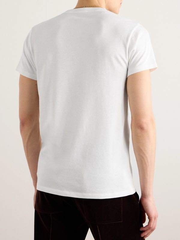 Slim-Fit Cold-Dyed Cotton T-Shirt - BK