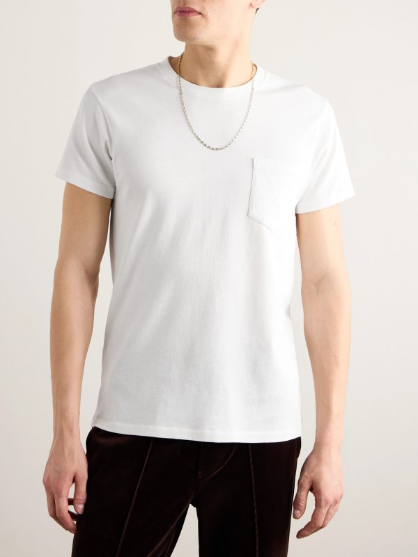 Slim-Fit Cold-Dyed Cotton T-Shirt - FR