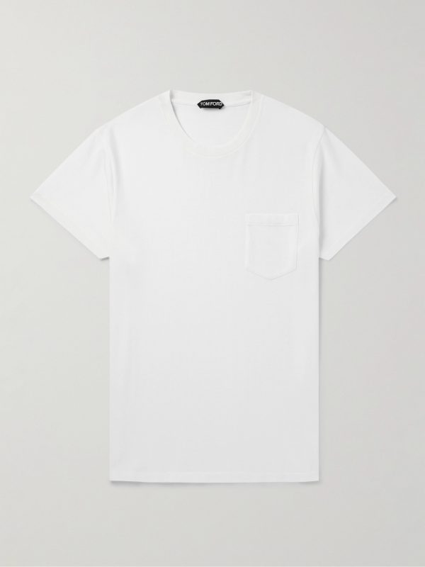Slim-Fit Cold-Dyed Cotton T-Shirt