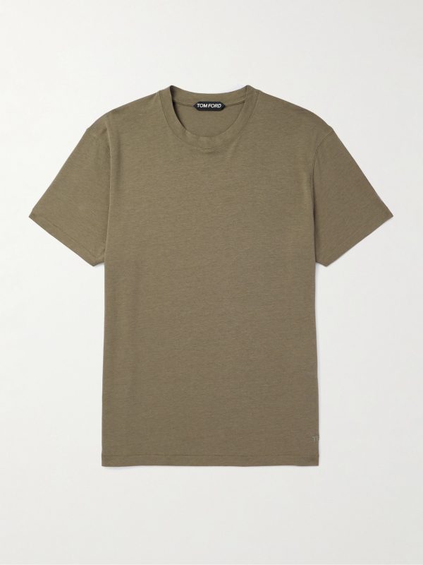 Slim-Fit Lyocell and Cotton-Blend Jersey T-Shirt