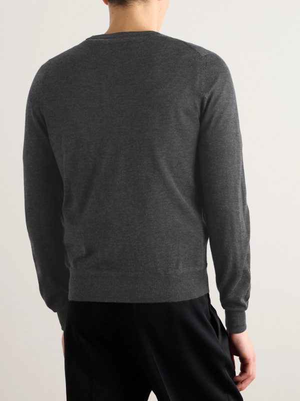 Cashmere and Silk-Blend Sweater - BK Cashmere and Silk-Blend Sweater - BK