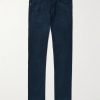 Slim-Fit Cotton-Blend Corduroy Trousers Slim-Fit Cotton-Blend Corduroy Trousers
