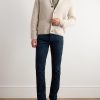 Slim-Fit Cotton-Blend Corduroy Trousers - OU Slim-Fit Cotton-Blend Corduroy Trousers - OU