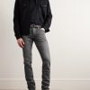 Slim-Fit Straight-Leg Selvedge Jeans - OU Slim-Fit Straight-Leg Selvedge Jeans - OU