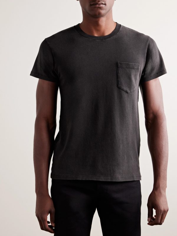 Slim-Fit Cold-Dyed Cotton T-Shirt - FR Slim-Fit Cold-Dyed Cotton T-Shirt - FR