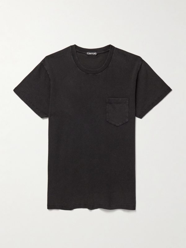 Slim-Fit Cold-Dyed Cotton T-Shirt Slim-Fit Cold-Dyed Cotton T-Shirt