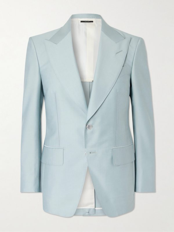 Atticus Wool and Silk-Blend Twill Suit Jacket Atticus Wool and Silk-Blend Twill Suit Jacket