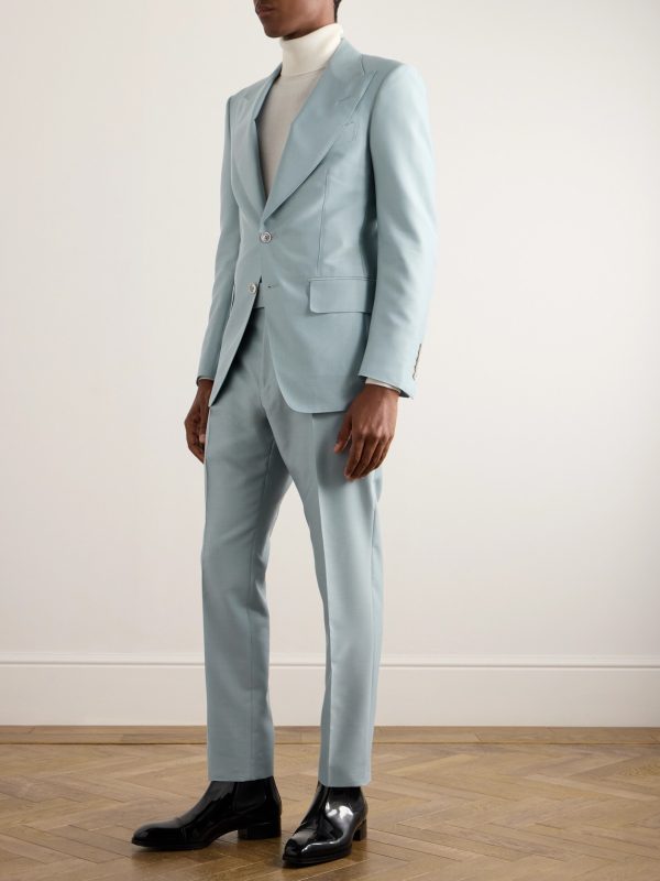 Atticus Wool and Silk-Blend Twill Suit Jacket - OU Atticus Wool and Silk-Blend Twill Suit Jacket - OU