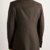 Atticus Slim-Fit Double-Breasted Wool and Silk-Blend Suit Jacket - BK Atticus Slim-Fit Double-Breasted Wool and Silk-Blend Suit Jacket - BK
