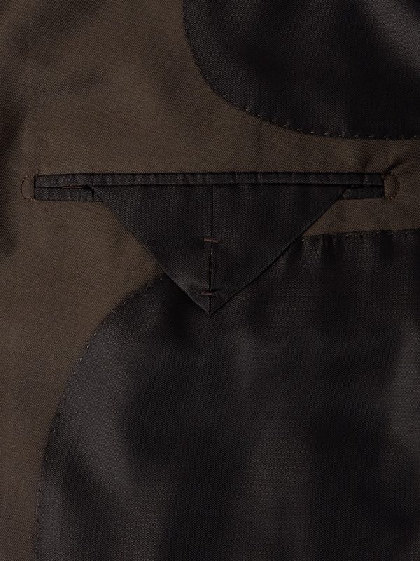 Atticus Slim-Fit Double-Breasted Wool and Silk-Blend Suit Jacket - E2 Atticus Slim-Fit Double-Breasted Wool and Silk-Blend Suit Jacket - E2