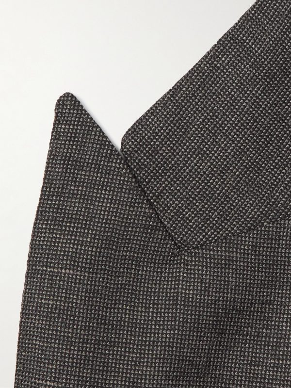 Shelton Wool, Mohair, Linen and Silk-Blend Suit Jacket - E1