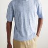 Tori Ribbed Linen and Silk-Blend T-Shirt - FR Tori Ribbed Linen and Silk-Blend T-Shirt - FR