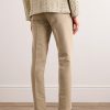 Straight-Leg Linen-Twill Trousers - BK Straight-Leg Linen-Twill Trousers - BK