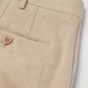 Straight-Leg Linen-Twill Trousers - CU Straight-Leg Linen-Twill Trousers - CU