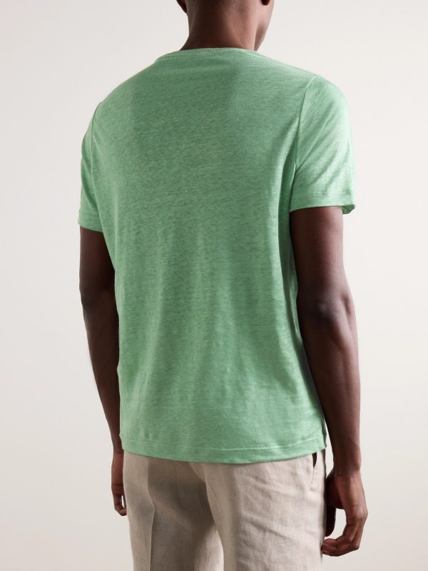 Linen T-Shirt - BK Linen T-Shirt - BK