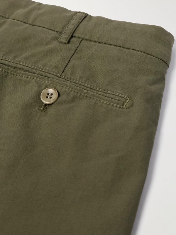Slim-Fit Cotton-Blend Bermuda Shorts - CU Slim-Fit Cotton-Blend Bermuda Shorts - CU