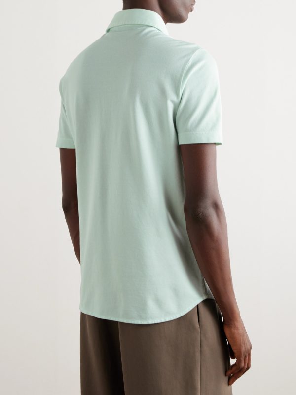 Cotton-Piqué Polo Shirt - BK Cotton-Piqué Polo Shirt - BK