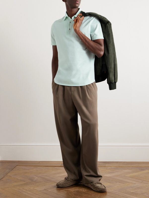 Cotton-Piqué Polo Shirt - OU Cotton-Piqué Polo Shirt - OU