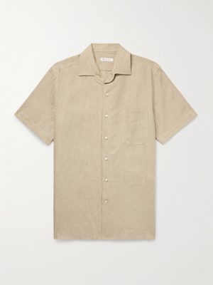 André Camp-Collar Linen Shirt André Camp-Collar Linen Shirt